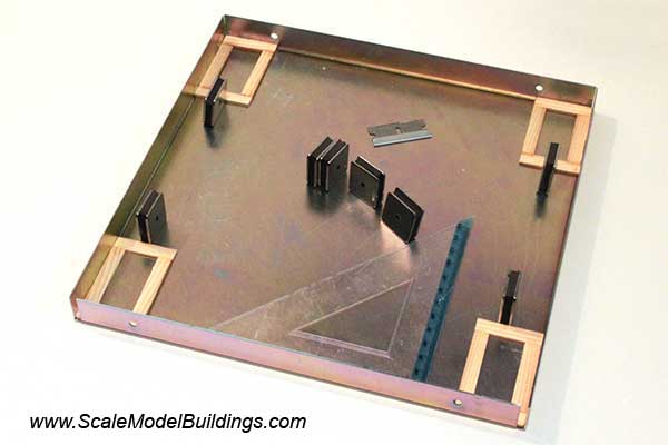 Gluing windows with Micro Mark jig