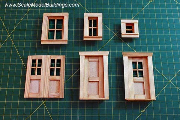 home made garden scale windows