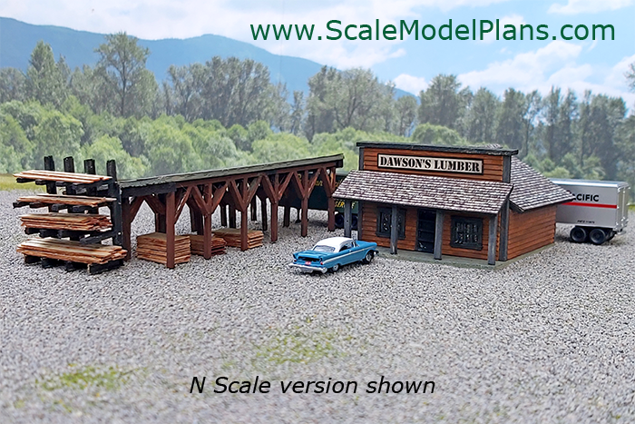 model railroad commercial buildings