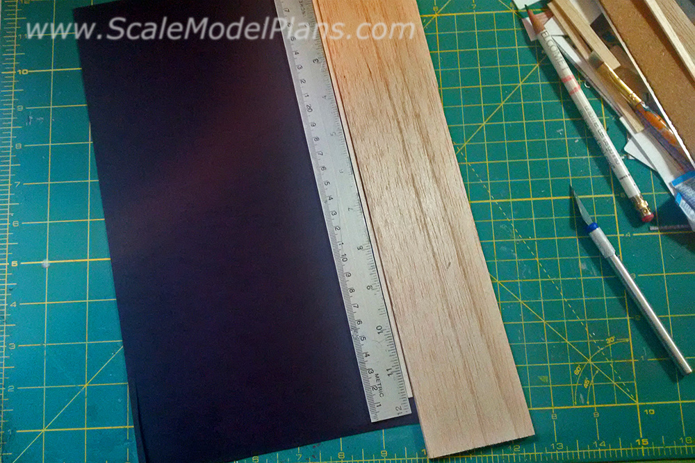 making deck boards for scale models
