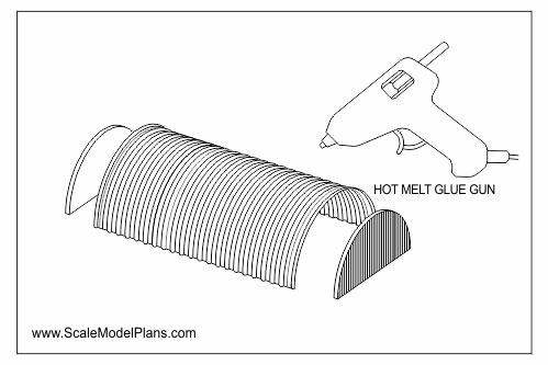 build a scale model quonset hut