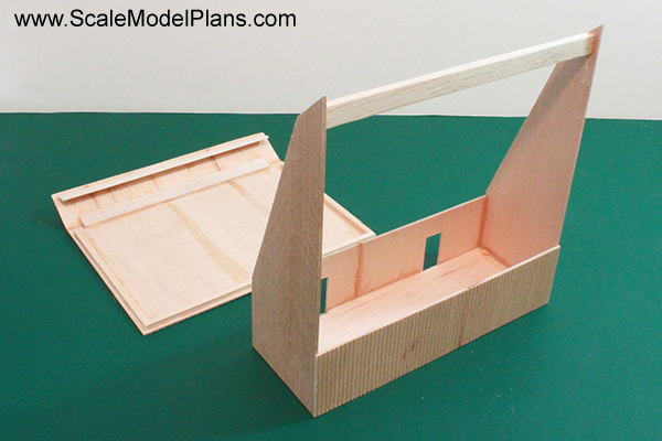 scalemodelplans.com scratchbuilt drive in theater